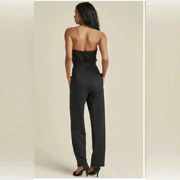 🔥VENUS Sequins and Lace Black Corset Jumpsuit with belt🔥NWT size 6 - Picture 16 of 16